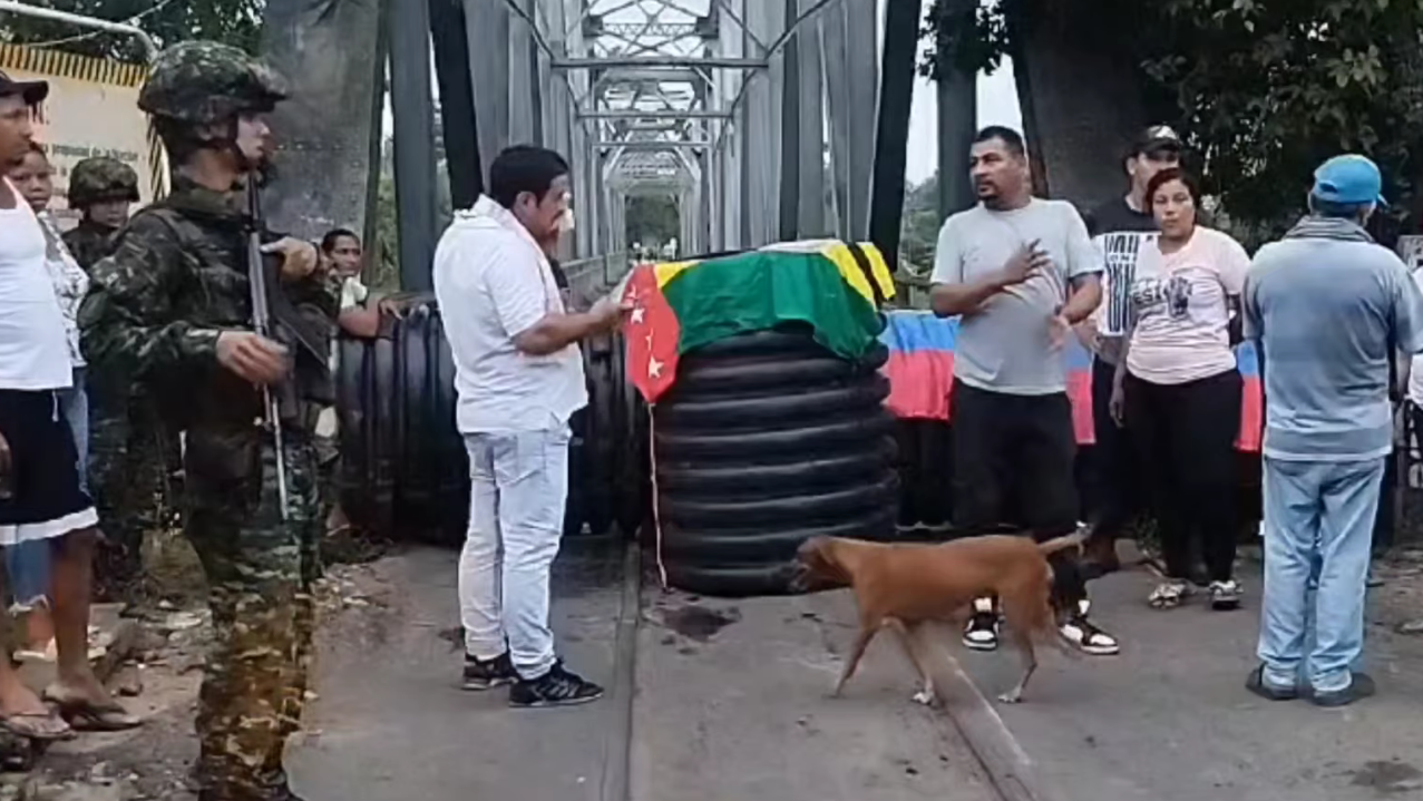 Puerto Wilches se une en protesta por corte de energía eléctrica