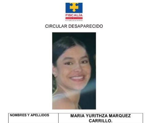 María Márquez completó una semana desaparecida en Bucaramanga