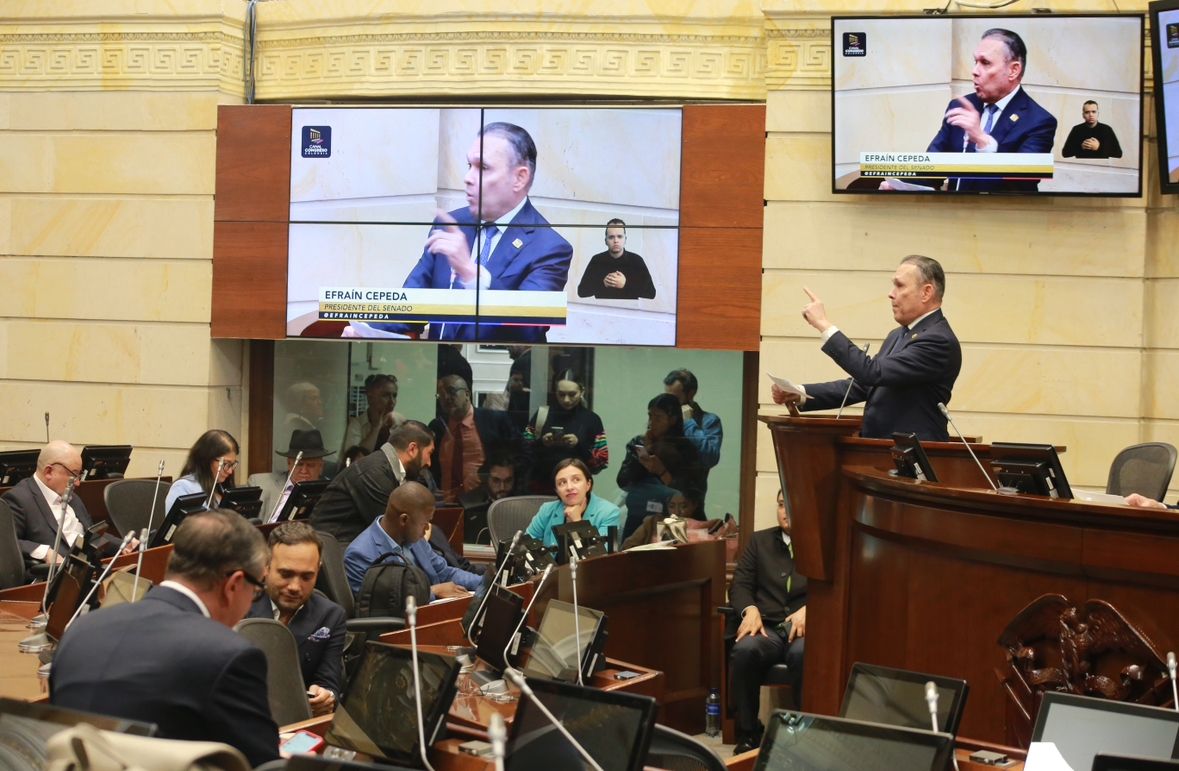 Plenaria del Senado realizó debate de control político sobre la reforma agraria integral