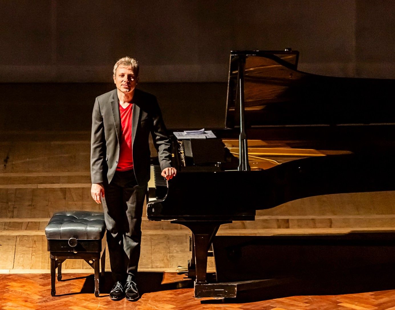 Maxime Zecchini en lanzamiento del Festival Internacional de Piano