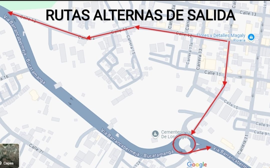 Nuevo cierre vial en Bucaramanga este lunes: mire por dónde y la vía alterna