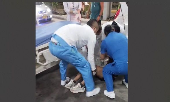 VIDEO: Joven piedecuestano habría recibido las balas que iban para su padre