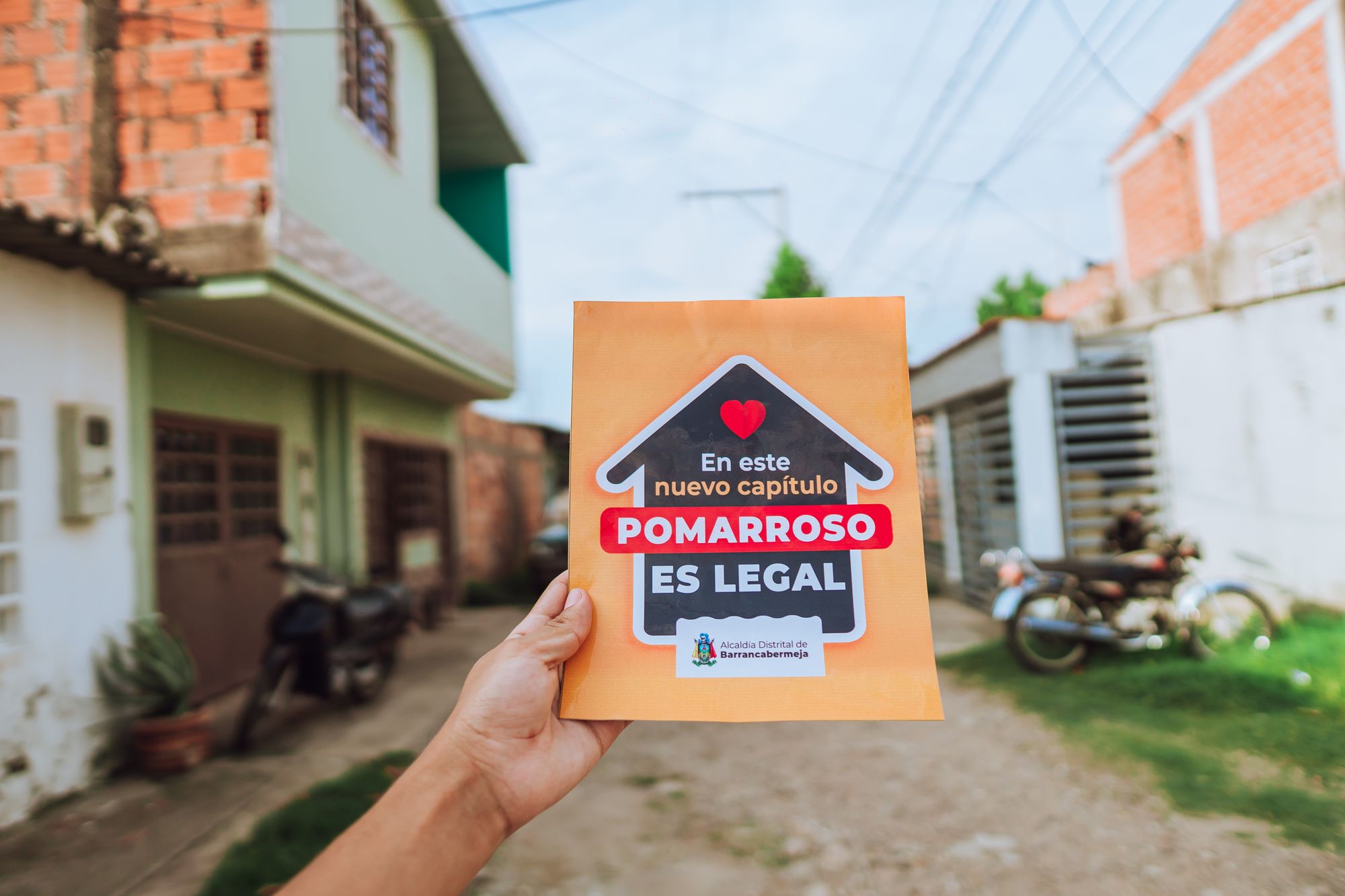 Pomarroso celebra su legalización tras 18 años de espera en Barrancabermeja