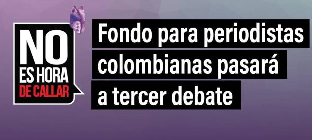 Este lunes presentarán el fondo No es Hora de Callar, destinado a las mujeres periodistas víctimas de violencia de género
