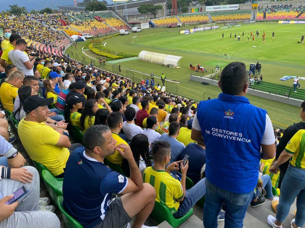 A esta hora un dispositivo de seguridad sin precedentes resguarda partido de fútbol entre Bucaramanga y Nacional