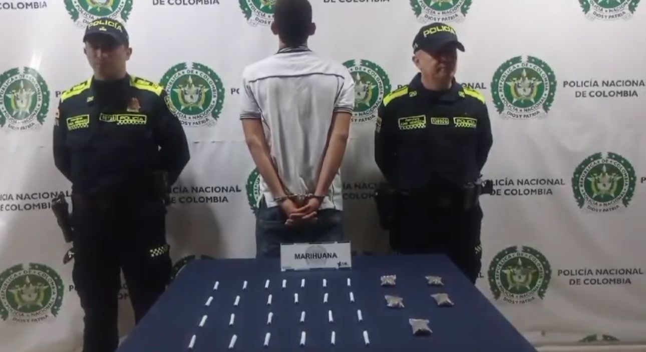 Con un dron lo sorprendieron vendiendo 'vicio' en Bucaramanga