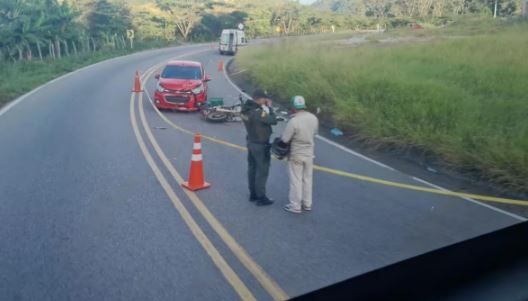En tragedia terminó imprudencia en la vía San Gil - Bucaramanga