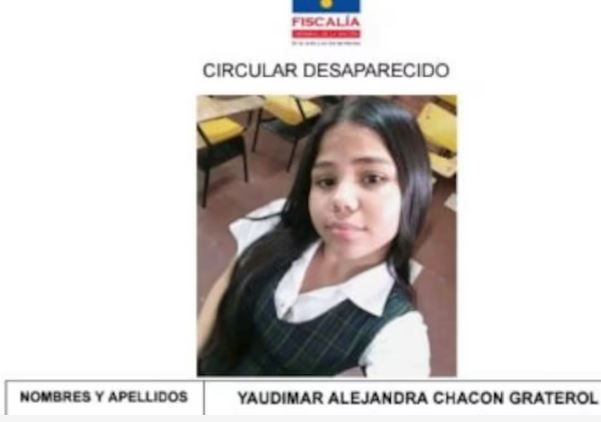 Menor de 15 años completó cuatro días desaparecida