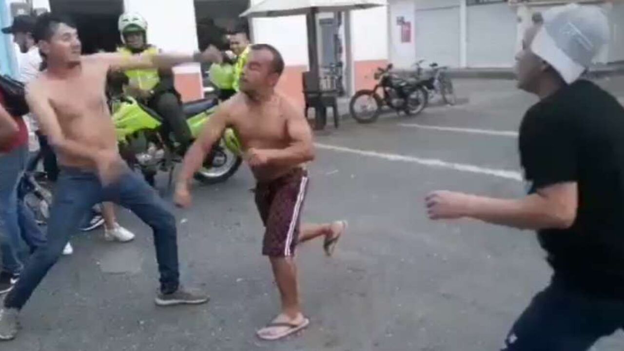 Pelea de borrachos dejó un herido en Girón
