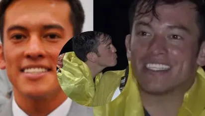 El hincha que intentó besar a periodista en vivo es el presidente del Concejo de Duitama