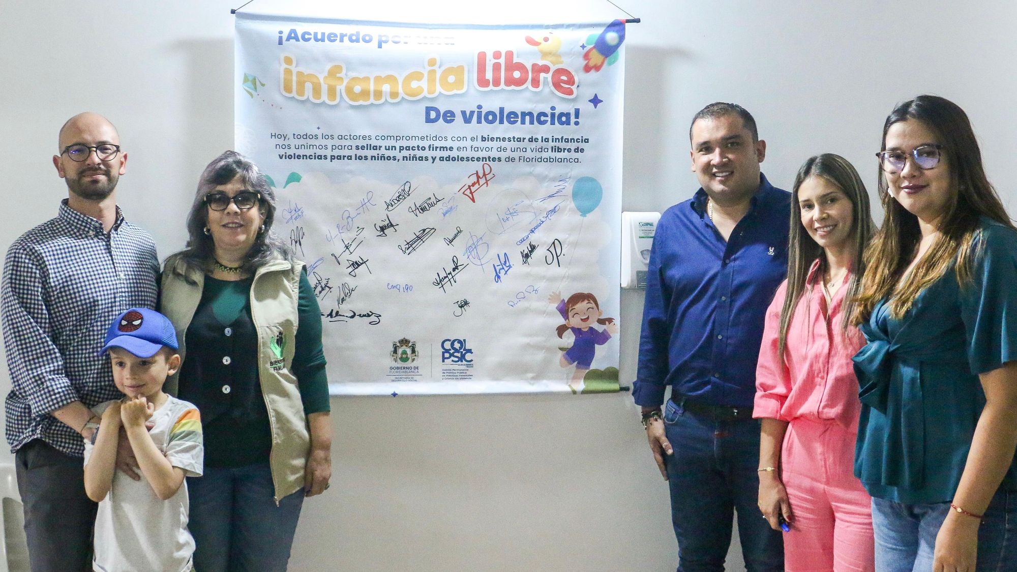 Floridablanca firmó Acuerdo por una Infancia Libre de Violencia