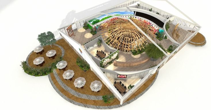 Pabellón Colombia: Casa de las delegaciones internacionales en la COP16