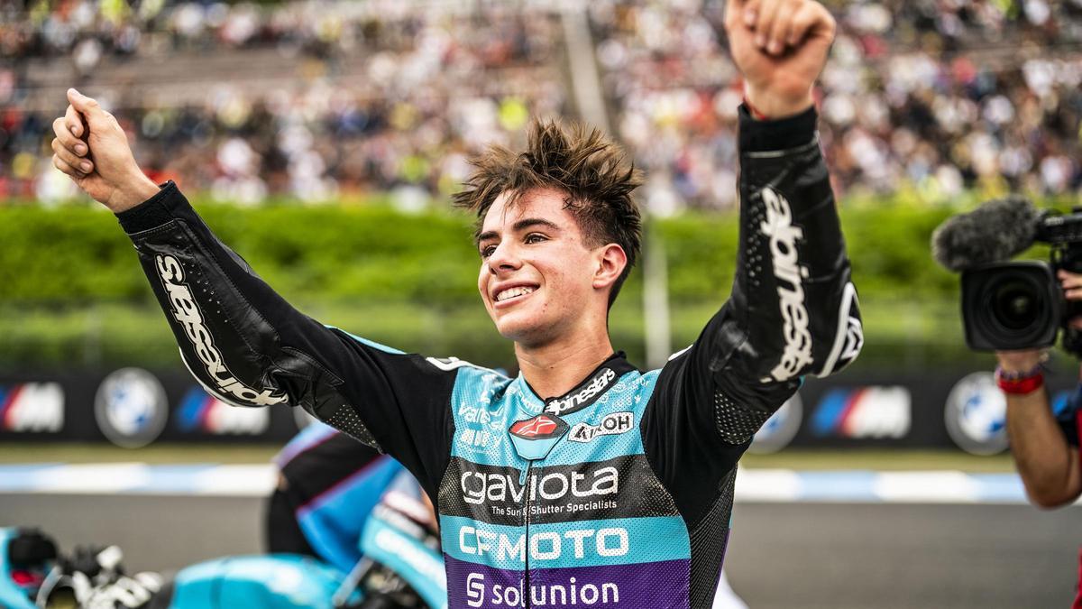 David Alonso se consagra campeón mundial de Moto3