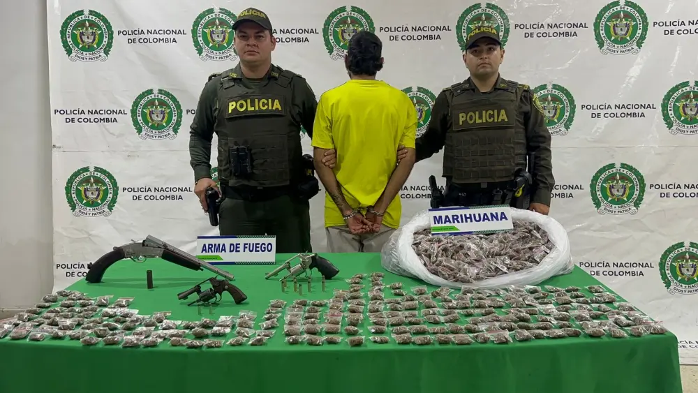 Con un bulto de 'cripy' lo mandaron tras las rejas en Bucaramanga