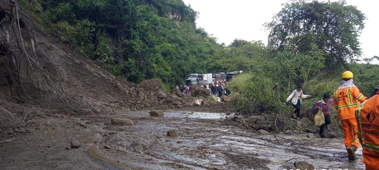Seis municipios están en alerta roja por deslizamientos en Santander