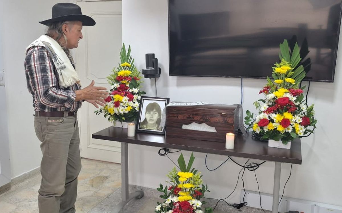 A 40 años de su desaparición, barranqueño recuperó el cuerpo de su hermana Raquel