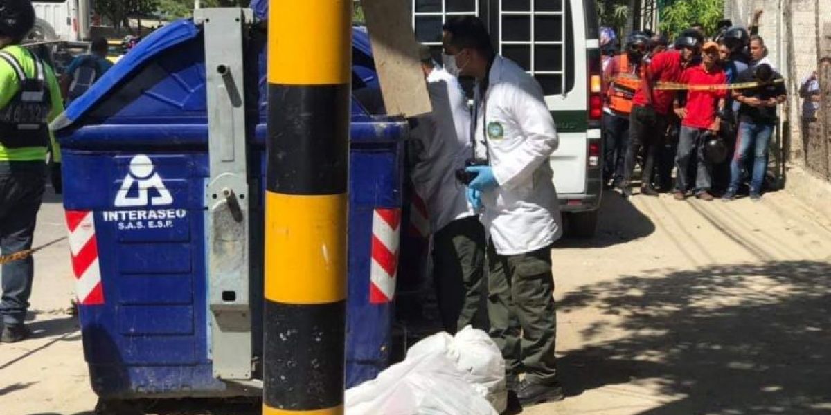 Con cámaras de seguridad pretenden investigar identidad de persona que abandonó un feto en Floridablanca