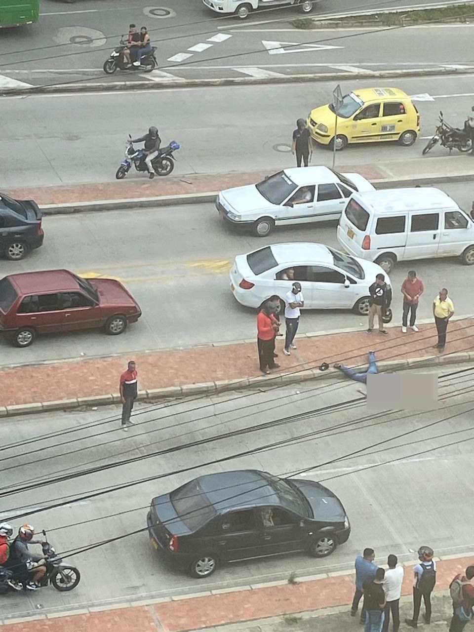 VIDEO. Un hombre fue aplastado por un camión en Piedecuesta