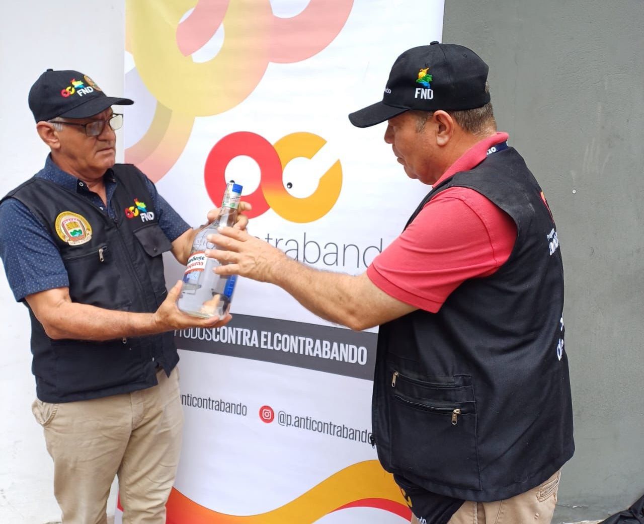 Más de 200 botellas de licor fueron incautadas en San Gil