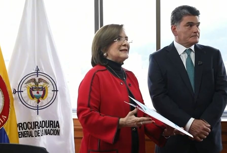 Gregorio Eljach Pacheco asumió como nuevo procurador general de la Nación