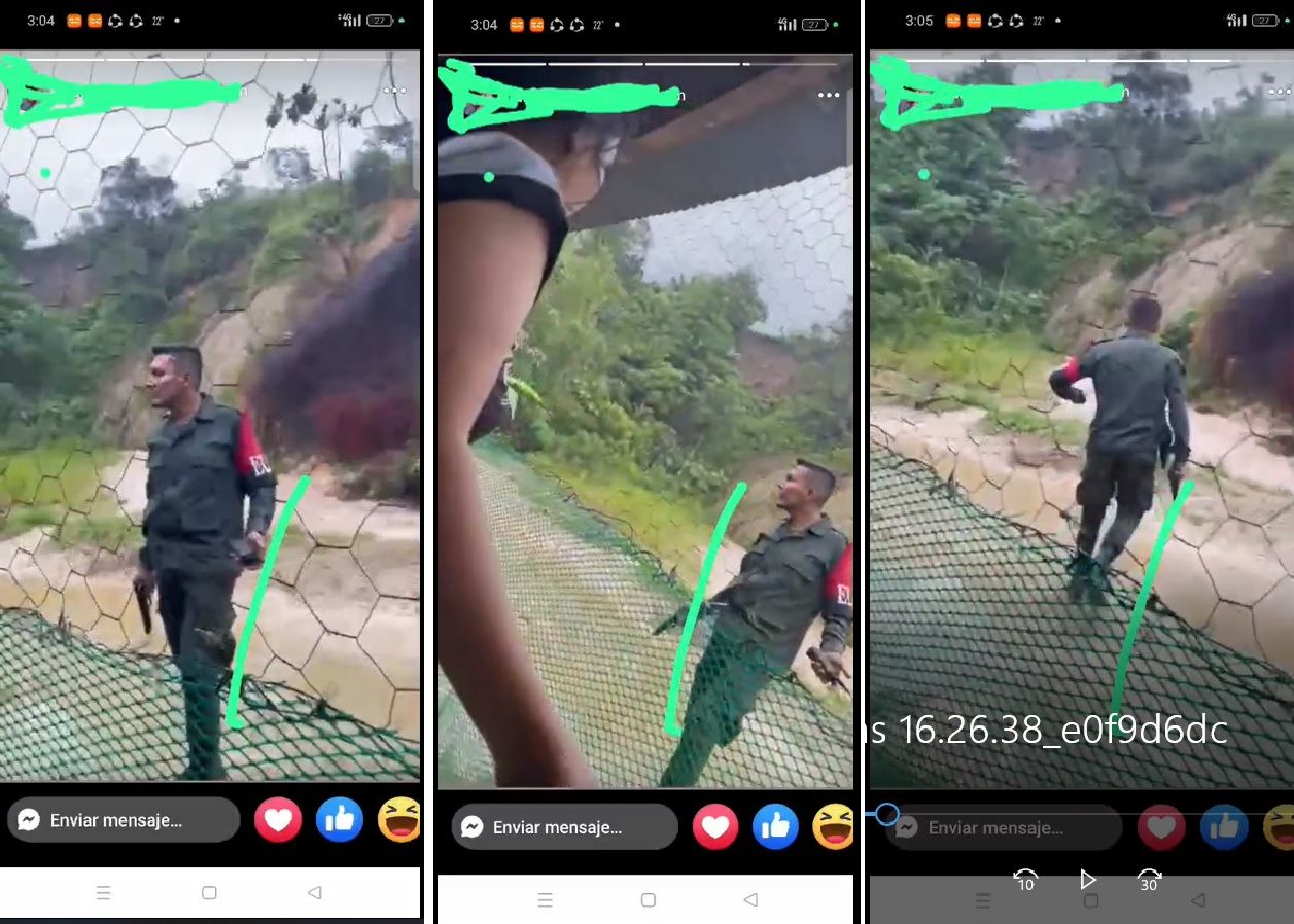 VIDEO: Se les pararon en la raya: Mujeres no se dejaron intimidar de comandante guerrillero y le exigieron respeto por su vida
