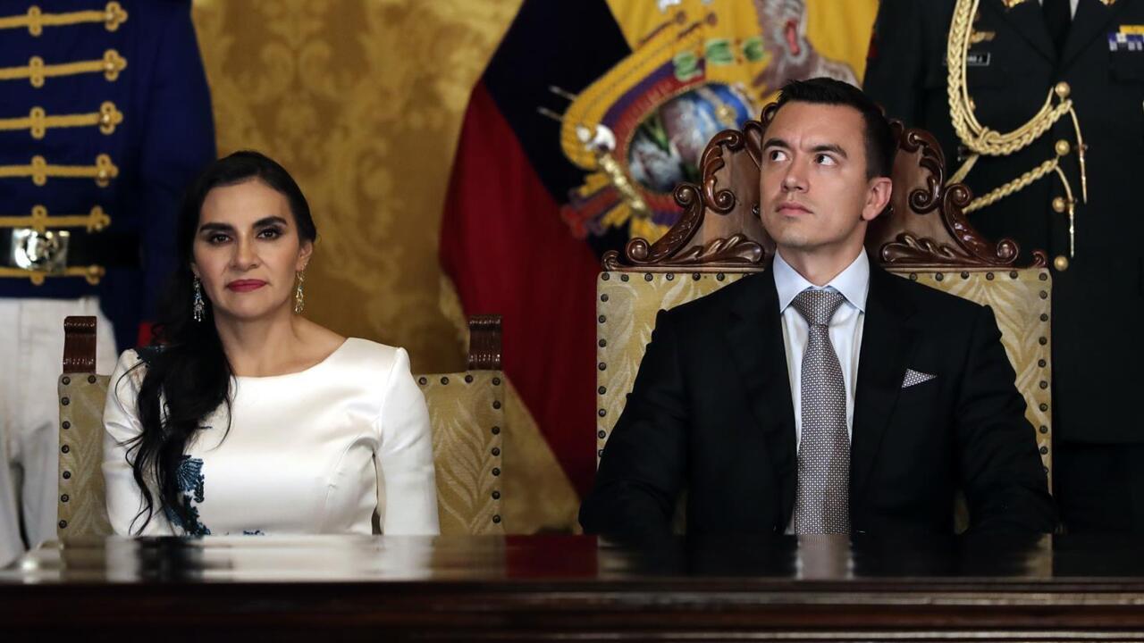 Daniel Noboa nombra nueva vicepresidenta tras enfrentamiento con Verónica Abad