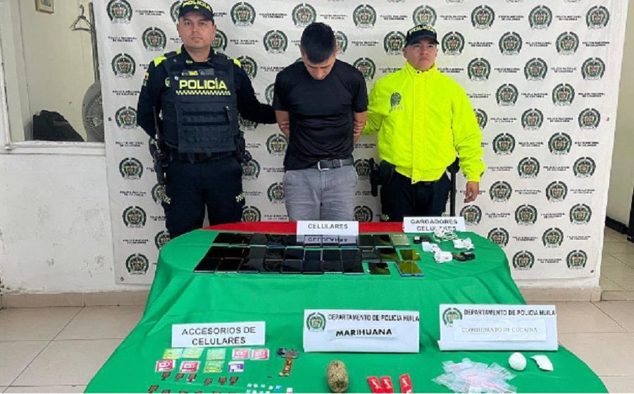 Capturado dragoneante del INPEC por intentar ingresar celulares y drogas a una cárcel