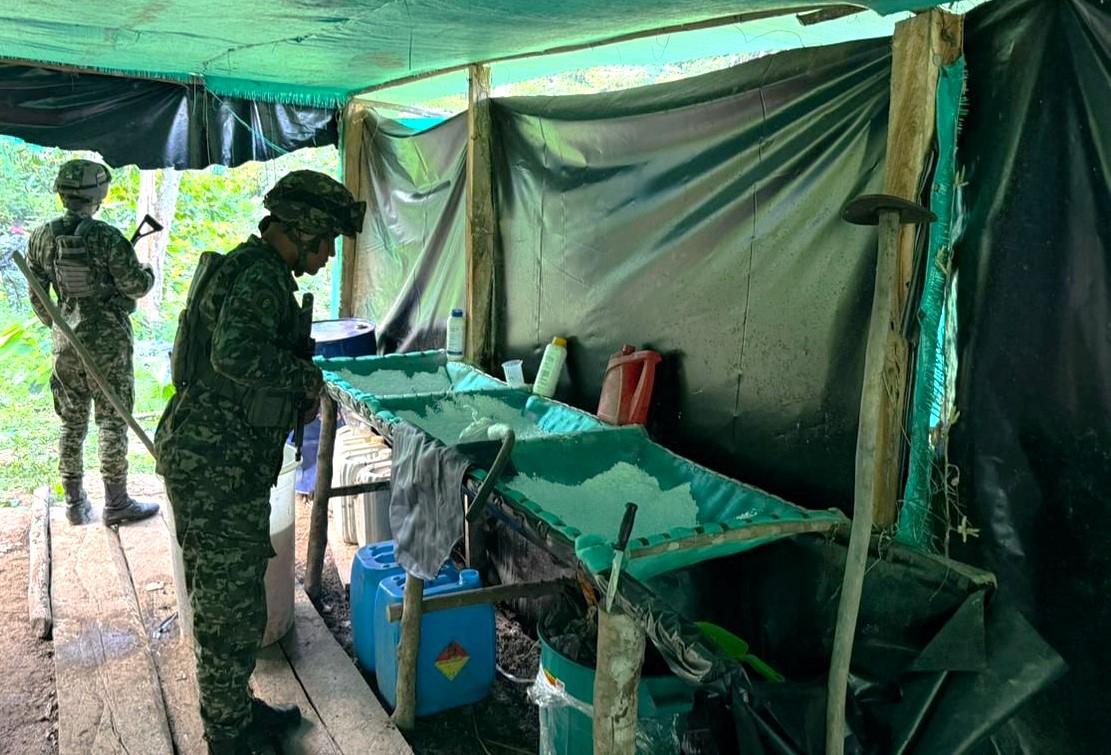 Destruida más de media tonelada de cocaína del Clan del Golfo en San Martín, Cesar