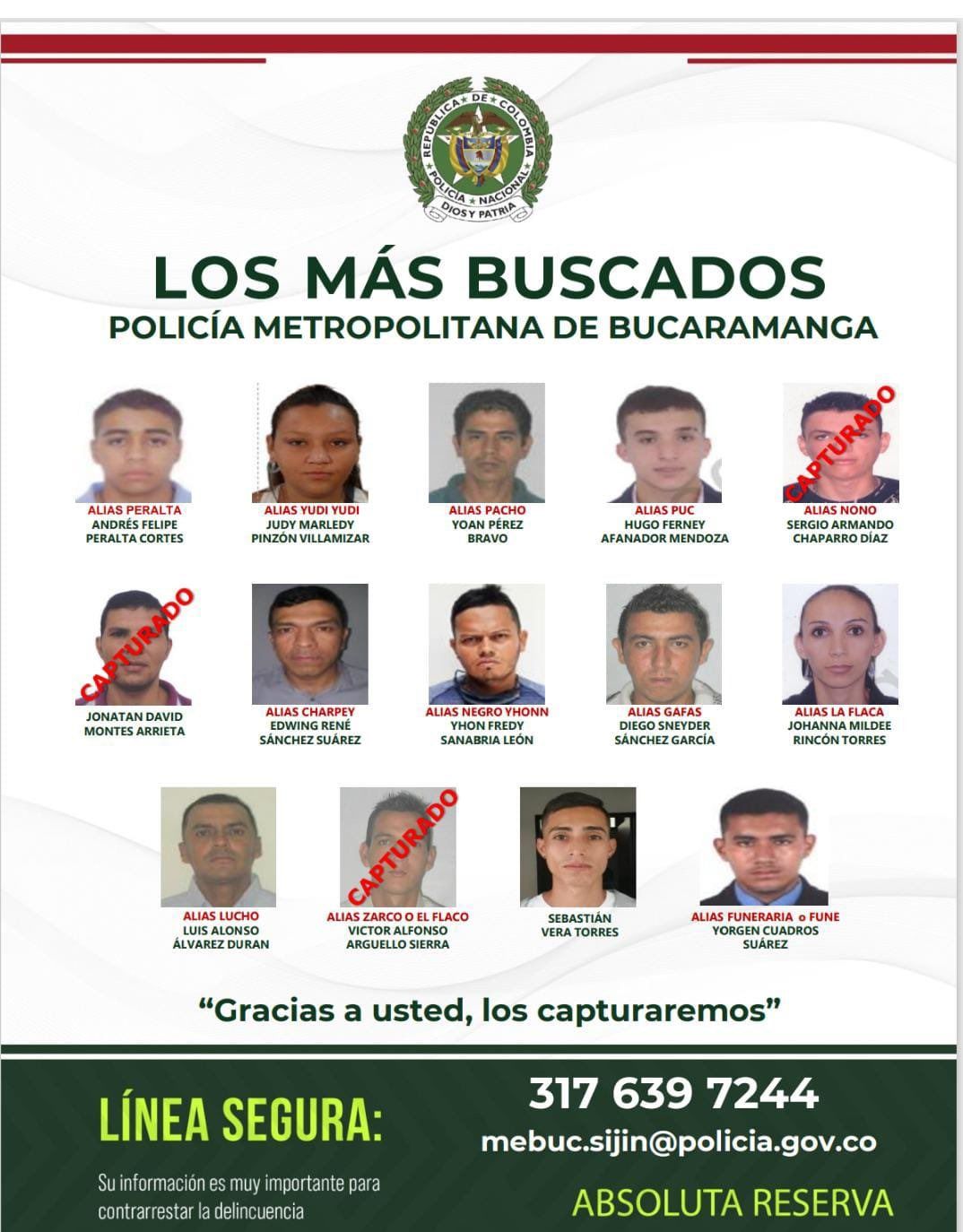 ¿Dinero rápido? Delate a criminales más buscados y reciba millonarias recompensas