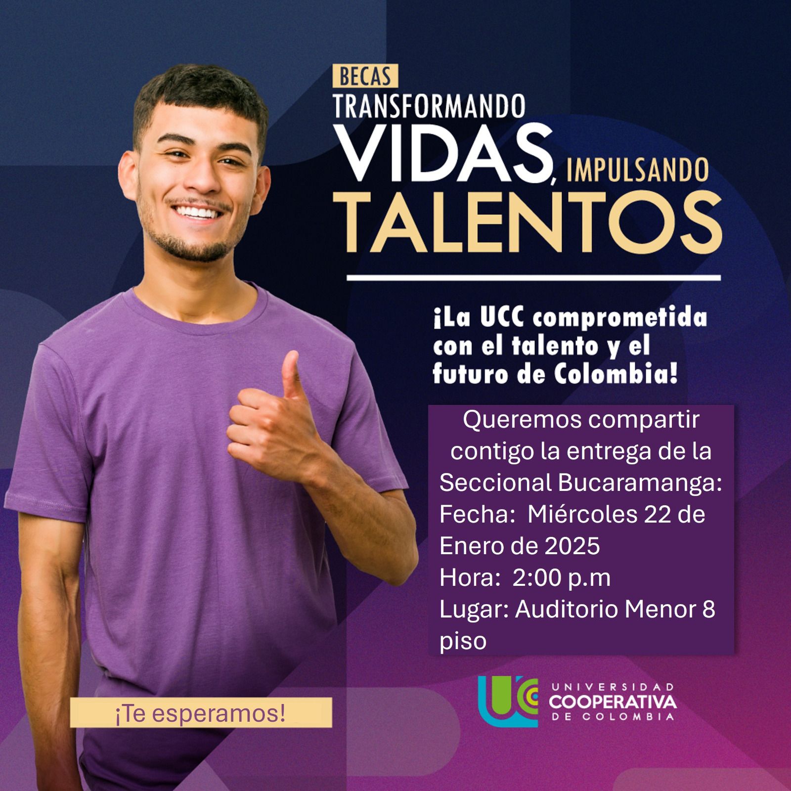 La Universidad Cooperativa de Colombia entrega Becas a la Excelencia en Bucaramanga