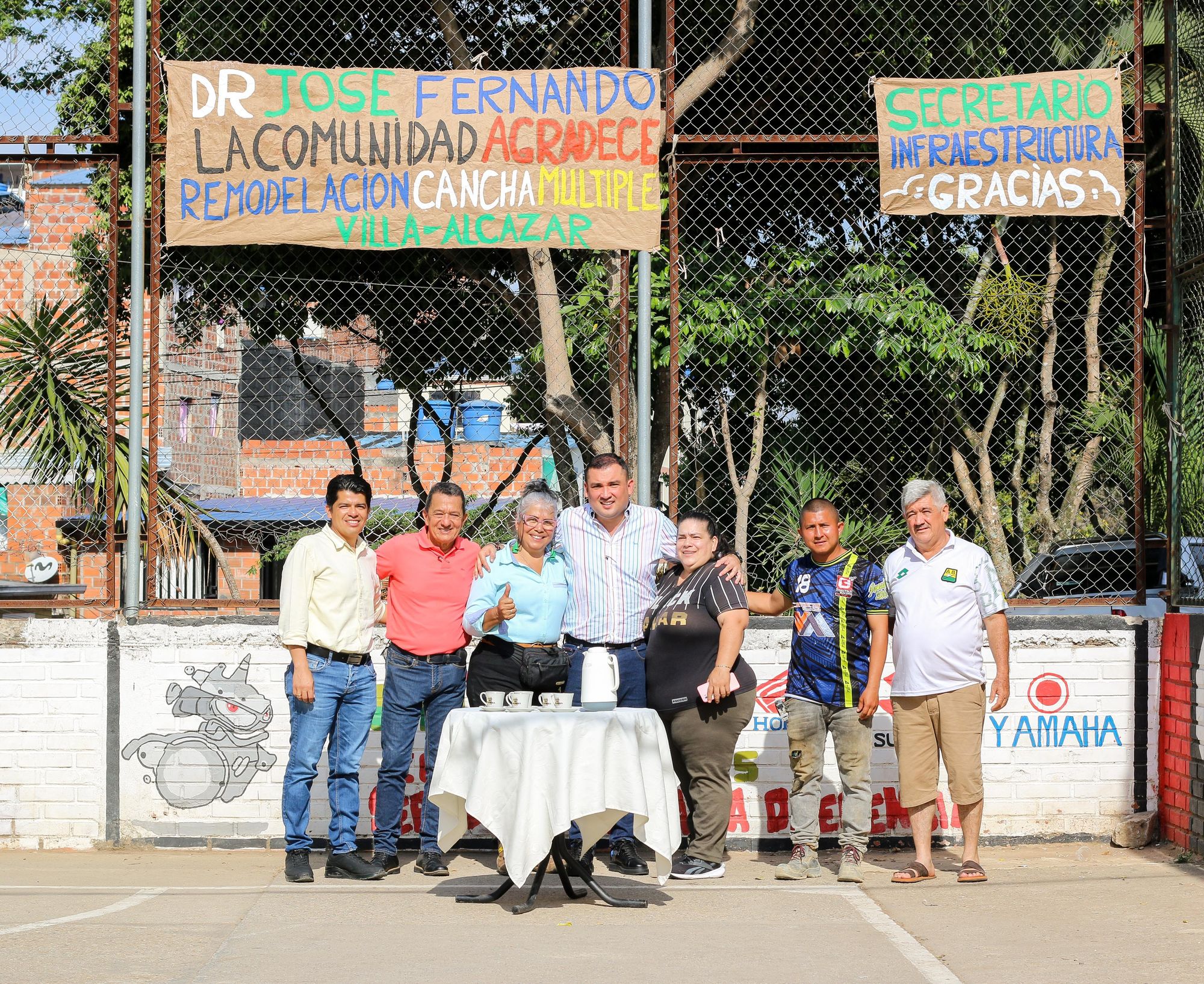 Cancha de Villa Alcázar en Floridablanca será remodelada