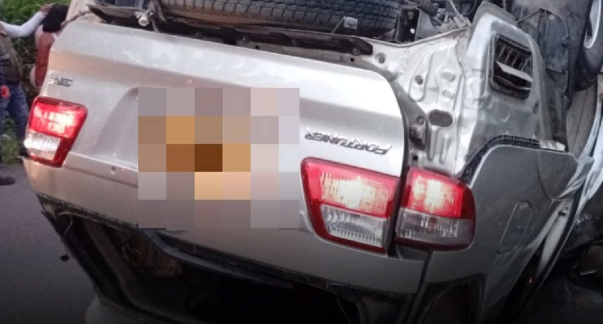 Volcamiento de vehículo dejó un herido en El Quemadero, Barrancabermeja