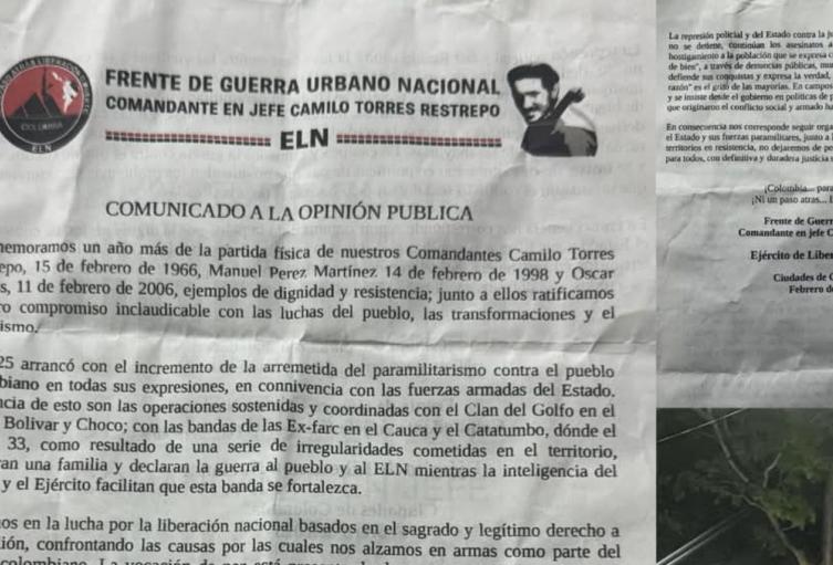 Barrancabermeja en alerta máxima tras explosiones y hallazgo de panfletos del ELN