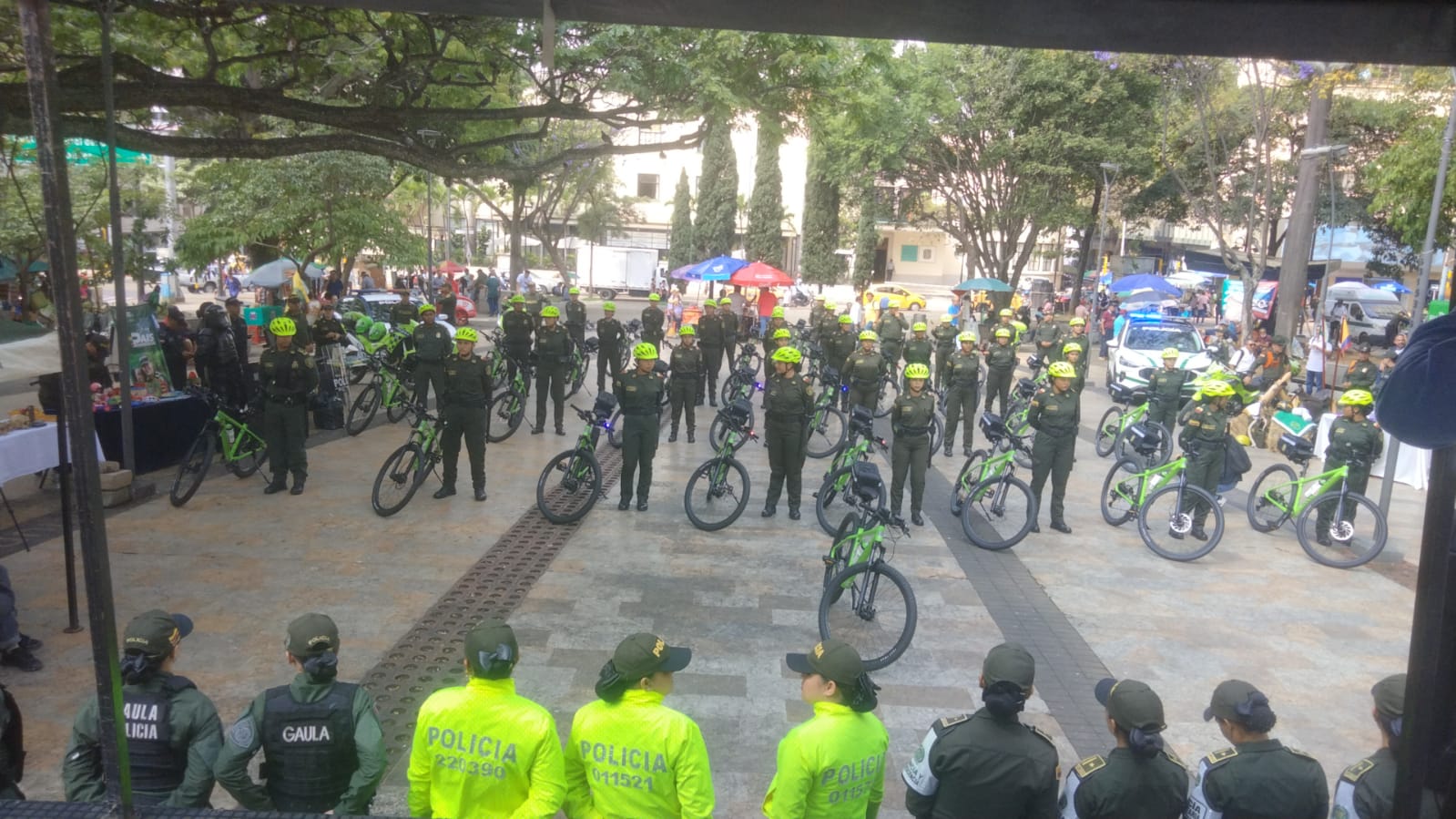 Patrulleros de la Policía Nacional cuentan con 40 nuevas bicicletas