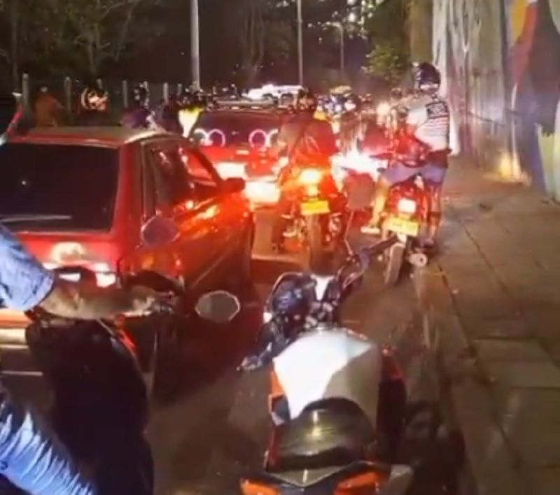 Trágico choque de motocicletas deja tres heridos graves en Bucaramanga