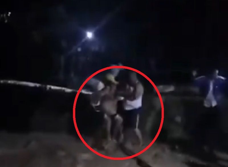 Rescatado un hombre del río Hato en medio de torrencial aguacero en Piedecuesta