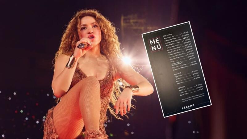 Si va a ver a Shakira y tiene sed o hambre aliste el bolsillo : Estos son los precios