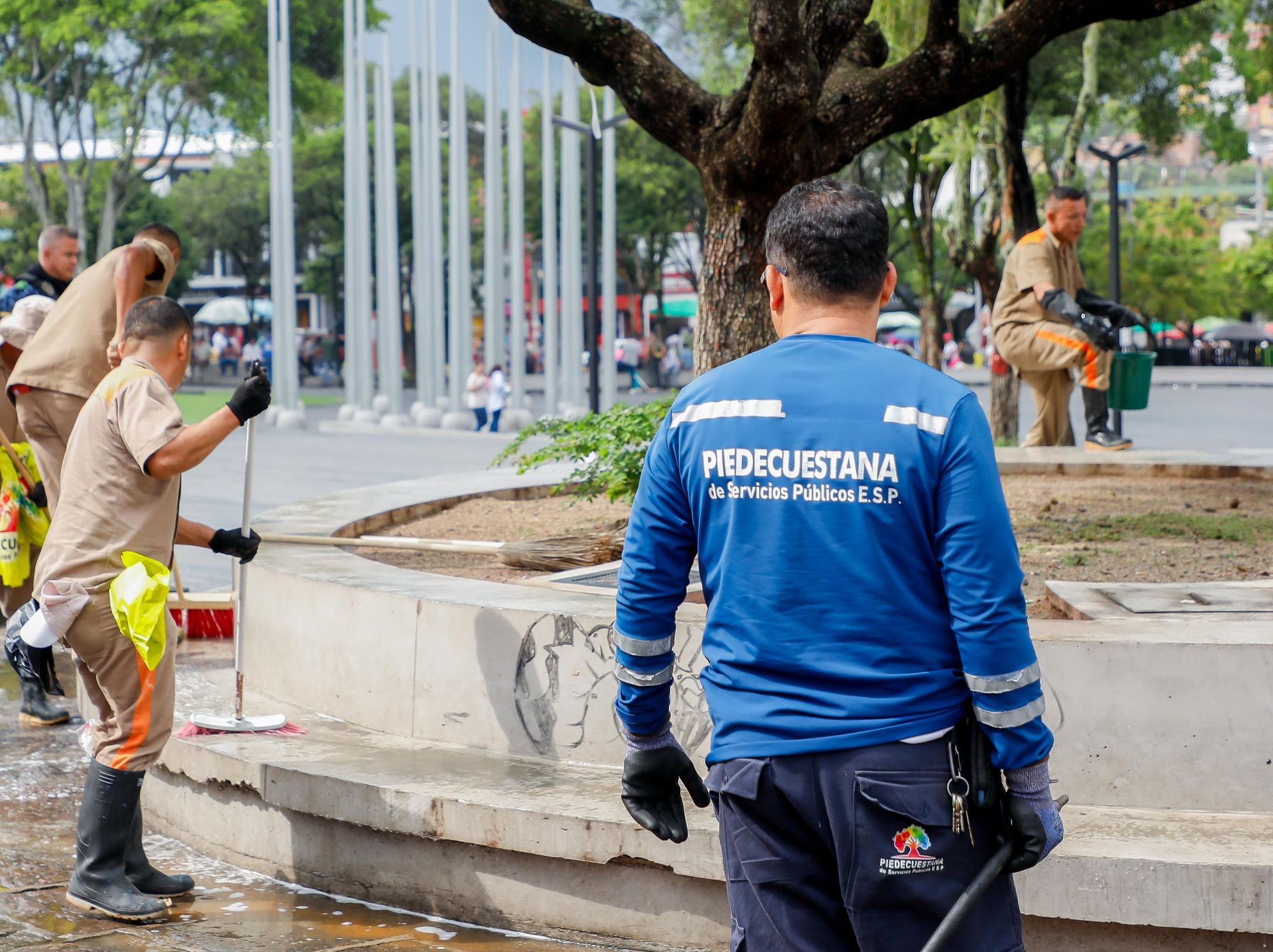 Privados de la libertad contribuyen con el embellecimiento de Piedecuesta