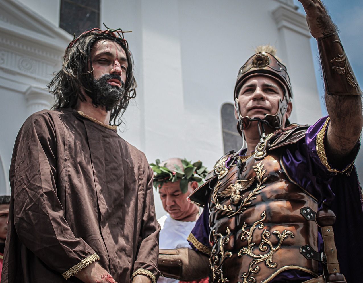 La histórica Guardia Romana Señor de los Milagros