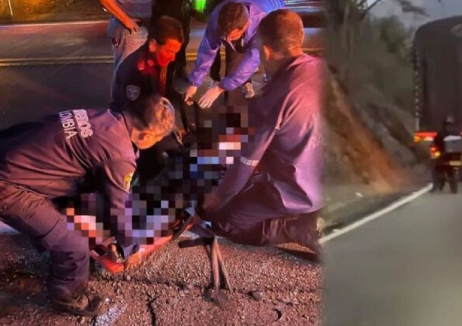 Fallece conductor que cayó con su camión a un abismo en Pescadero, Santander