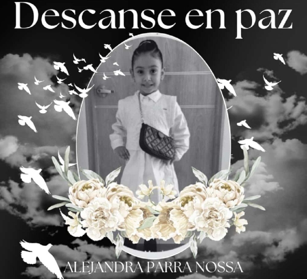 Falleció la niña Ashly Alejandra Parra Nossa hija del Alcalde municipal de  Santa Helena del Opón