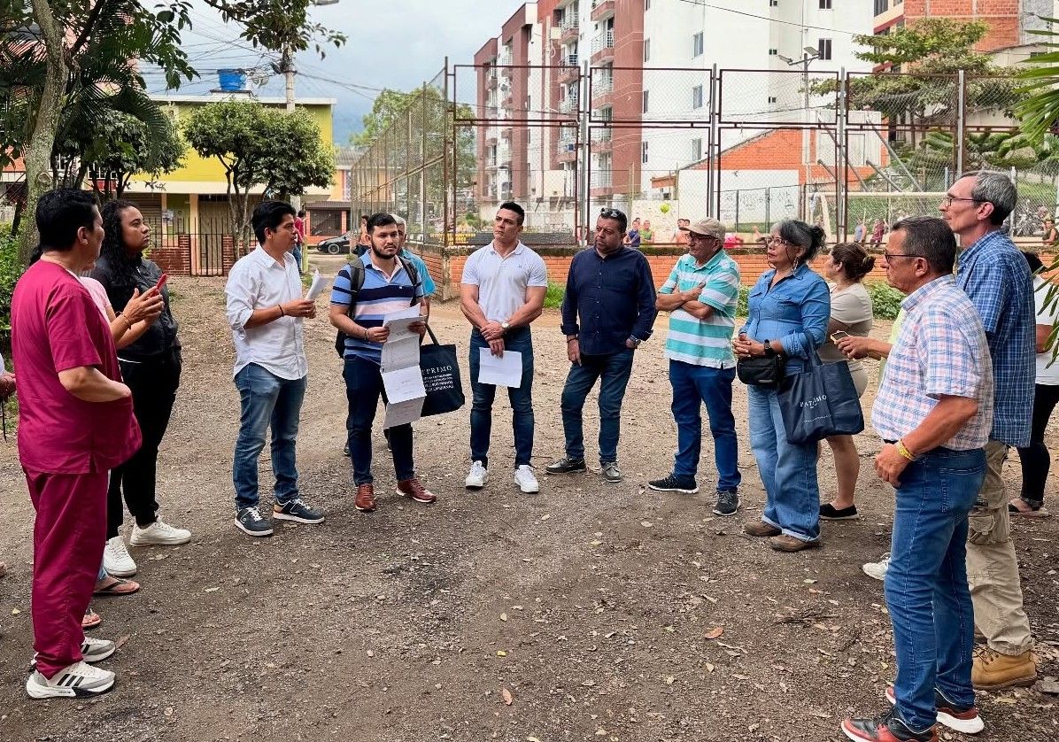 Socialización inicio de obras en Villa Alcázar de Floridablanca