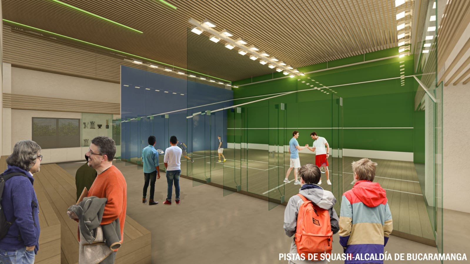 Alcaldía le puso la lupa a las canchas de Squash