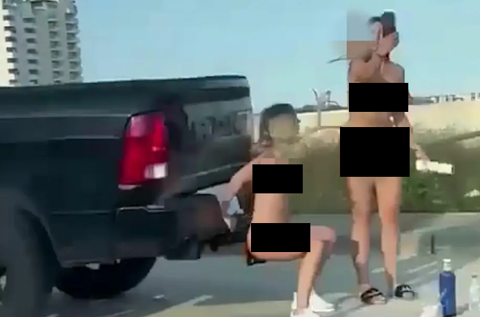 Modelos de OnlyFans convirtieron la vía pública en su cama... y pagaron caro el placer