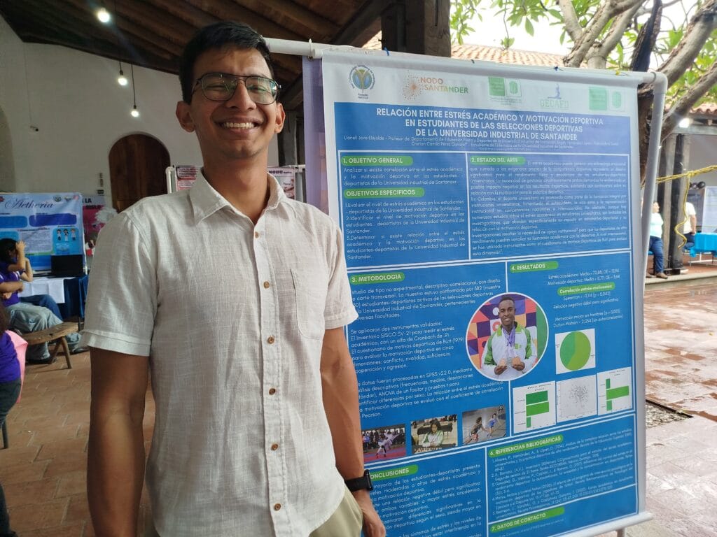 Cristian Camilo Pérez Carvajal, estudiante del programa de Enfermería de la Universidad Industrial de Santander (UIS)