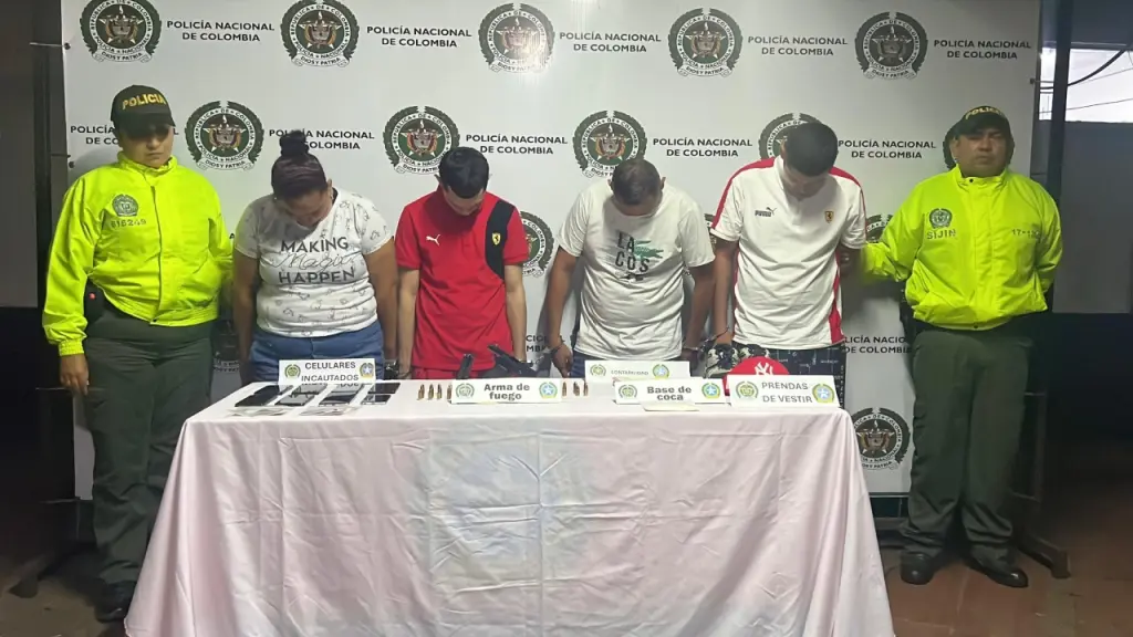 Policía desarticula oficina de sicarios