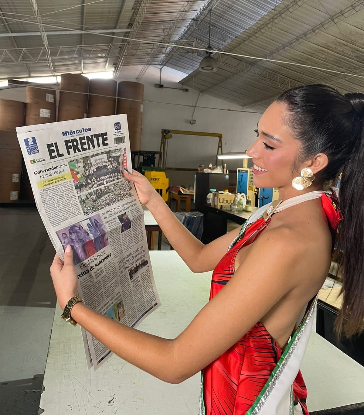 Paula González inicia su camino como Señorita Santander 2025