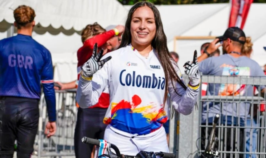 ‘Chispita’ se encendió en Mundial de BMX