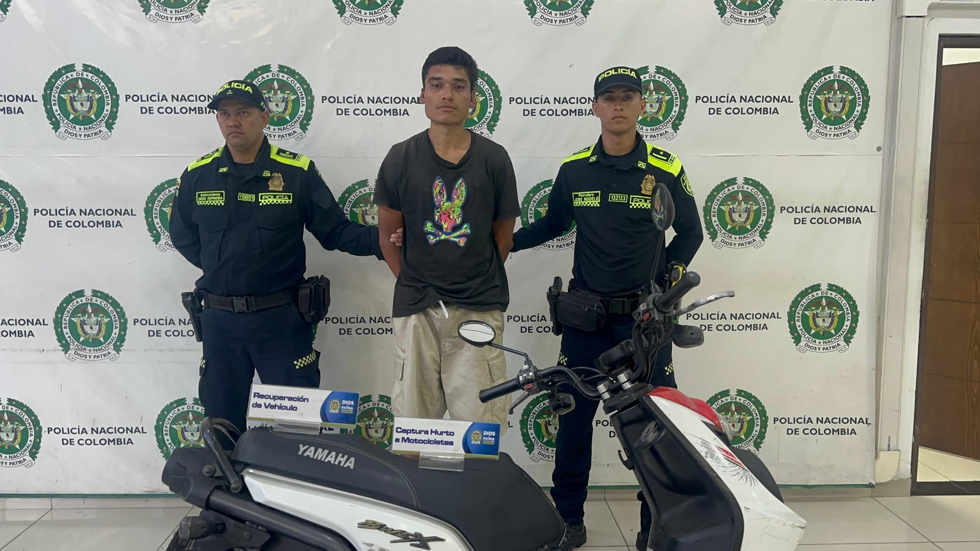 Capturados "Cesar" y "Sebas" por hurto de motocicletas