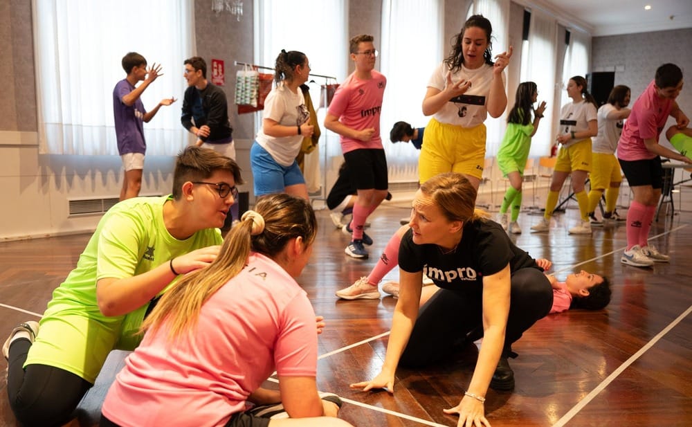 Improvisación teatral con GAMBETA en el Teatro Santander